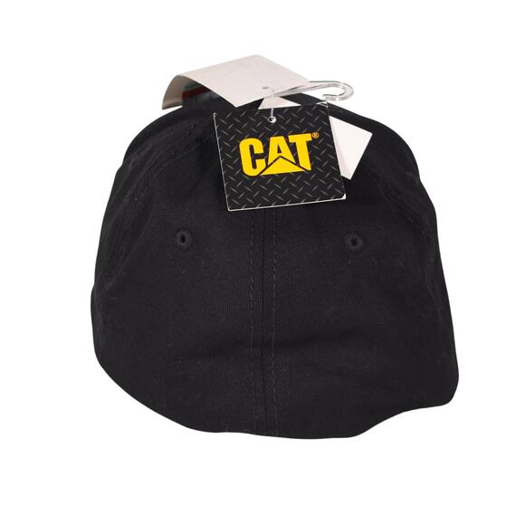 Caterpillar Fitted Men's Baseball Cap - Men's L/XL - Pitch Black - NWT - Picture 2 of 5